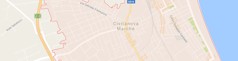 Mappa Civitanova Marche MC